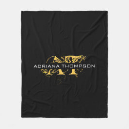 Cobertor De Velo Preto e Dourado, preto, aflitos modernos