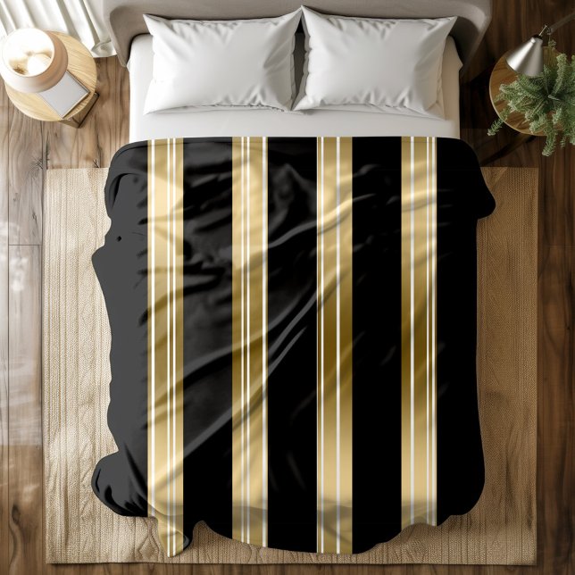 Cobertor De Velo Preto Vertical E Dourado Fundo Branco (Criador carregado)