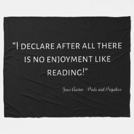 Cobertor De Velo Pride and Prejudice Quote III