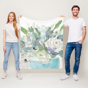Cobertor De Velo Primavera - Disposição - Buquê de Aquarela
