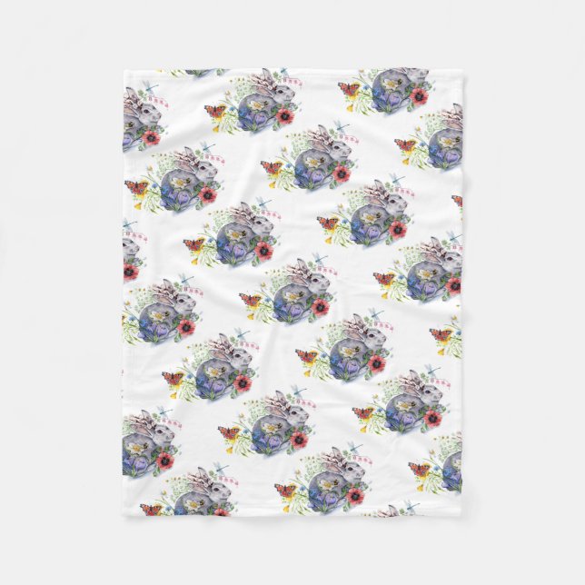 Cobertor De Velo Primavera Jackalope (Frente)