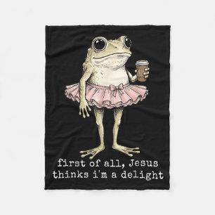 Cobertor De Velo Primeiro De Jesus Acha Um Delícia Sapo Café Meme
