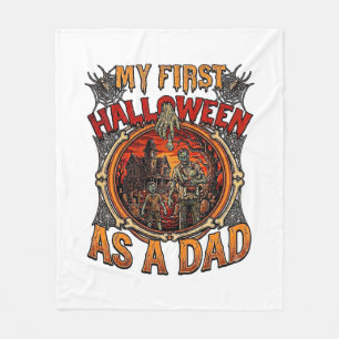 Cobertor De Velo Primeiro Halloween Como Papai Zumbi Casa Assombrad