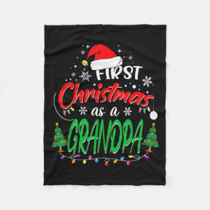 Cobertor De Velo Primeiro Natal como Avô Novo Avô 1º N