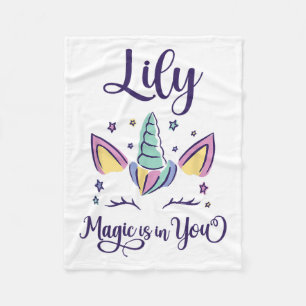 Cobertor De Velo Primeiro Nome Lily D Lily 