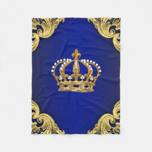 Cobertor De Velo Prince Baby Boy Blanket