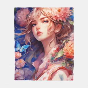 Cobertor De Velo Princesa Anime