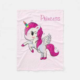 Cobertor De Velo Princesa bonito Fleece Blanket