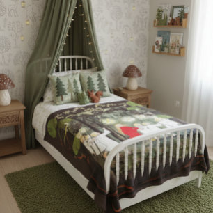 Cobertor De Velo Princesa na Floresta Sibylle Von Olfers