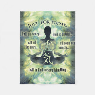 Cobertor De Velo Princípios de Reiki - preceitos de Reiki