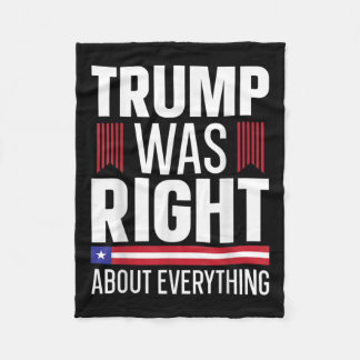 Cobertor De Velo Pro Donald Trump Trump Estava Certo Sobre Tudo