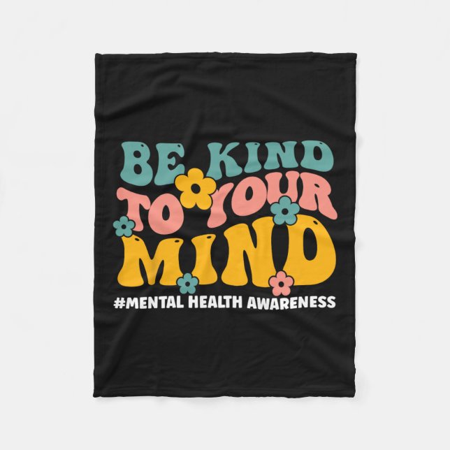Cobertor De Velo Problemas De Saúde Acabam Com O Stigma Mental Heal (Frente)
