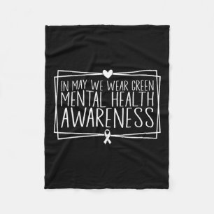 Cobertor De Velo Problemas de saúde Vestimos o Green Mental Health