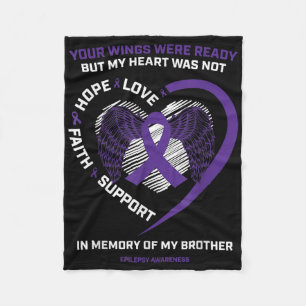 Cobertor De Velo Produtos Oferece Memória De Epilepsia Roxa Irmão A