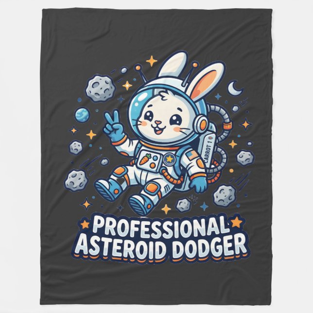 Cobertor De Velo Professional Asteroid Dodger Bunny (Frente)