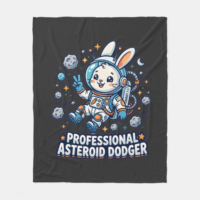 Cobertor De Velo Professional Asteroid Dodger Bunny (Frente)