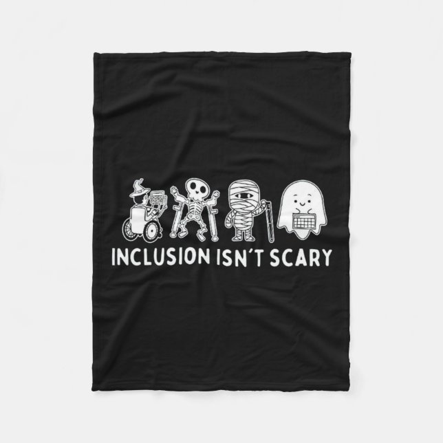 Cobertor De Velo Professor assustador Skeleton Fantasma não é Hallo (Frente)