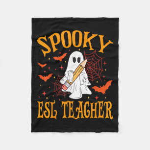 Cobertor De Velo Professor de ESL Assustador Fantasma Engraçado Hal