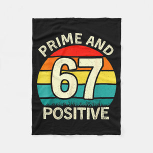 Cobertor De Velo Professor de matemática engraçado positivo primo 6