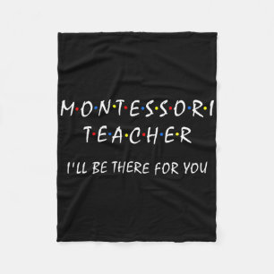 Cobertor De Velo Professor Montessori Estarei Lá Para Você Funny Mo