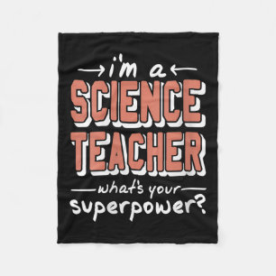 Cobertor De Velo Professora de ciências femininas Superwer Funny Ne