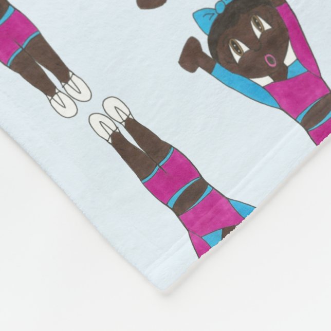 Cobertor De Velo Professora de dança de ginástica na Acrobatics Dan (Quina)