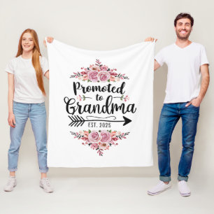 Cobertor De Velo Promovida a Avó 2025 Anúncio de Gravidez