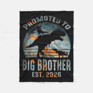 Cobertor De Velo Promovido a irmão mais velho 2026 dinossauro t-rex