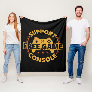 Cobertor De Velo Protesto de jogo de console de jogador engraçado