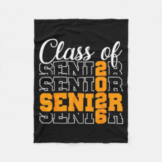 Cobertor De Velo Proud senior 2026 graduation high school class of