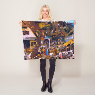 Cobertor De Velo Provérbios Países Baixos, Pieter Bruegel, o Velho