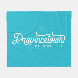 Cobertor De Velo Provincetown Massachusetts Fleece Blanket