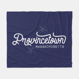 Cobertor De Velo Provincetown Massachusetts Fleece Blanket