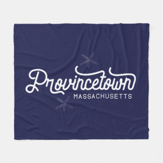 Cobertor De Velo Provincetown Massachusetts Fleece Blanket