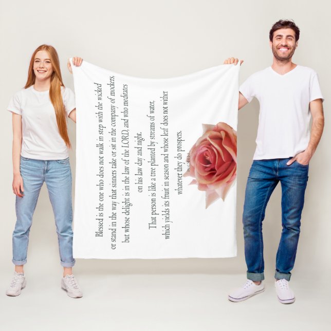 Cobertor De Velo Psalm 1, Law day and Night, Streams of Waters, (In Situ)