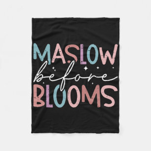 Cobertor De Velo Psicólogo Maslow Antes de Bloom Apressou Professor