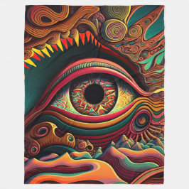 Cobertor De Velo Psychedelic Blanket