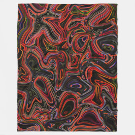 Cobertor De Velo Psychedelische Farbwirbel - Kuschelige Decke