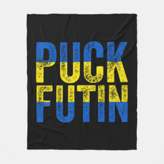 Cobertor De Velo Puck Futin Meme I Stand With Ukraine Ukrainian Lov