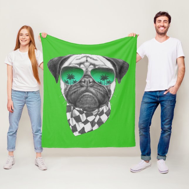 Cobertor De Velo Pug de Miami (In Situ)