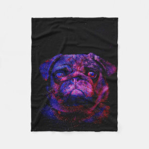 Cobertor De Velo Pug Dog Cute   Grande presente para os anões
