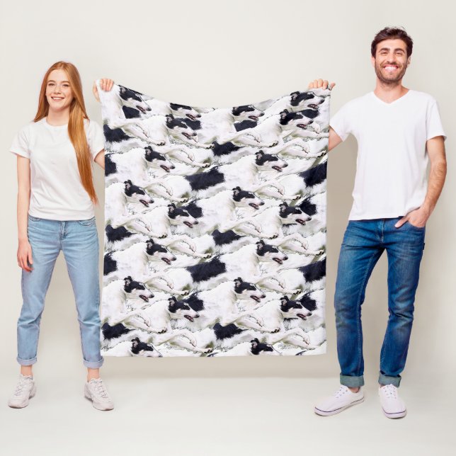 Cobertor De Velo Pulando o lance do velo do luxuoso do Borzoi (In Situ)