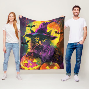 Cobertor De Velo Pumpkin de bruxa de bruxa maldita angora turca