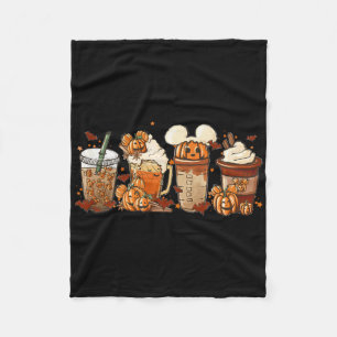 Cobertor De Velo Pumpkin De Café Fall Arroz Latino Quente Calmo Aur