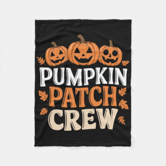 Cobertor De Velo Pumpkin Patch Crew Engraçado Pumpkin Patch Obrigad
