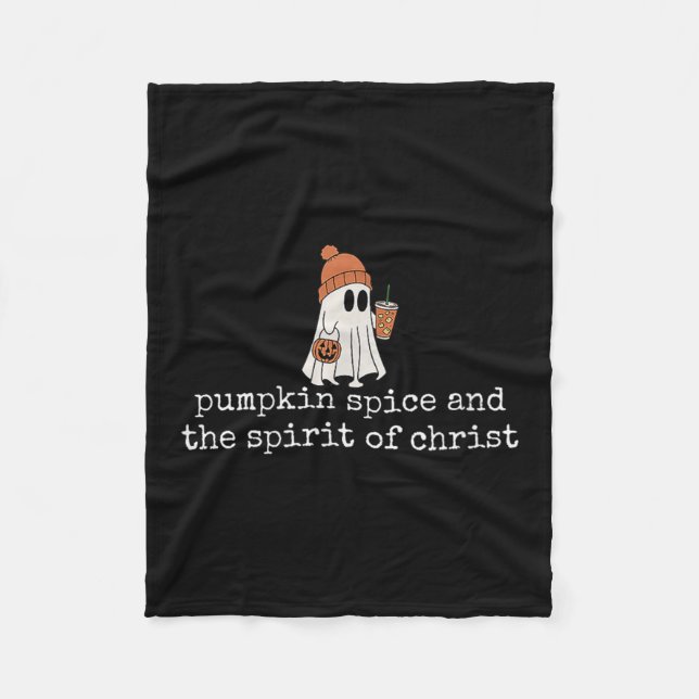 Cobertor De Velo Pumpkin Sce And The Srit Of Christ Christian Hallo (Frente)