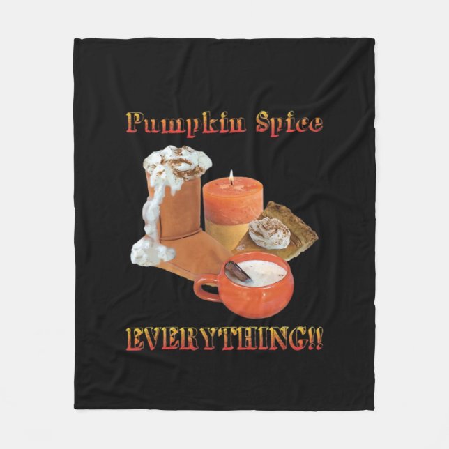 Cobertor De Velo Pumpkin Spice All Sloth Halloween (Frente)