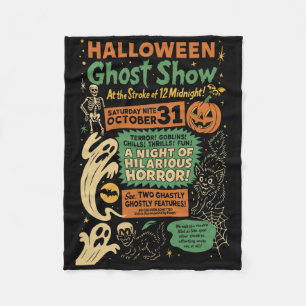 Cobertor De Velo Punk Funny Horror Spooky Halloween Ghost Show Ghos