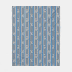 Cobertor De Velo Puppy Striped