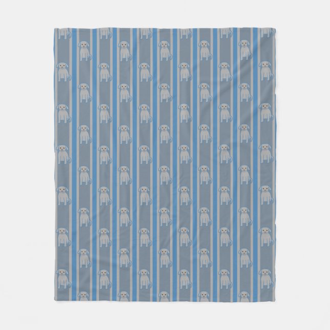 Cobertor De Velo Puppy Striped (Frente)